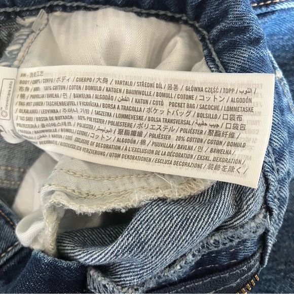 Hollister Low Rise Baggy Jeans Size 0 25 Wide Leg Medium Wash 100% Cotton Denim - Picture 10 of 13